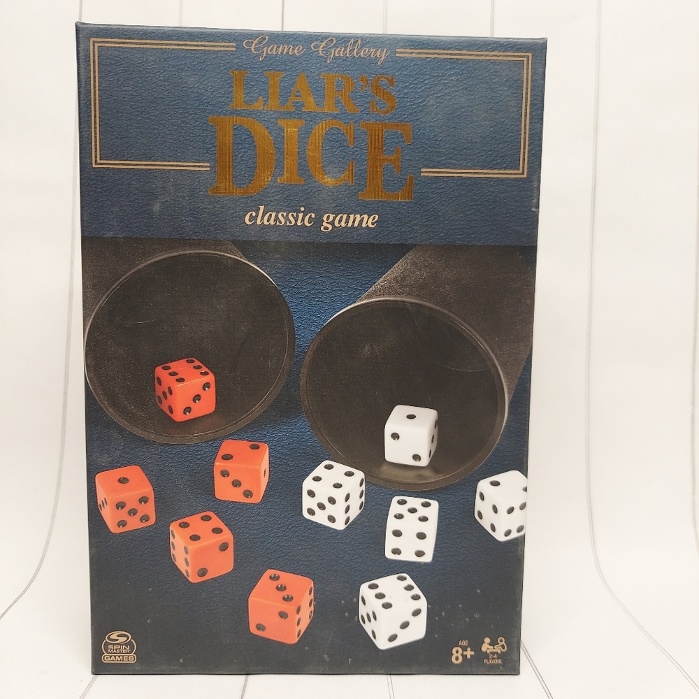 Gallery Black and Red Board Game Liar's Dice